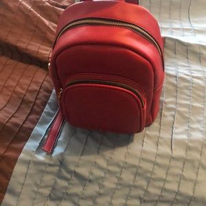 Nice red bookbag and is very cute